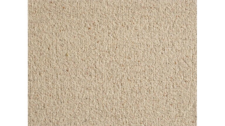 Grob strukturierter Stoff in hellem Beige, ideal für natürliche, minimalistische Innenräume.